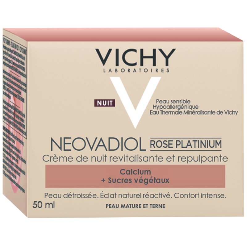 confezione di Vichy Neovadiol Crema Viso Rose Platinium Notte 50ml