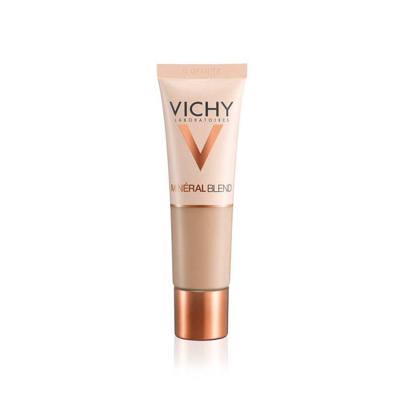 flacone di Vichy Mineral Blend Fondotinta Fluido n.11 30ml