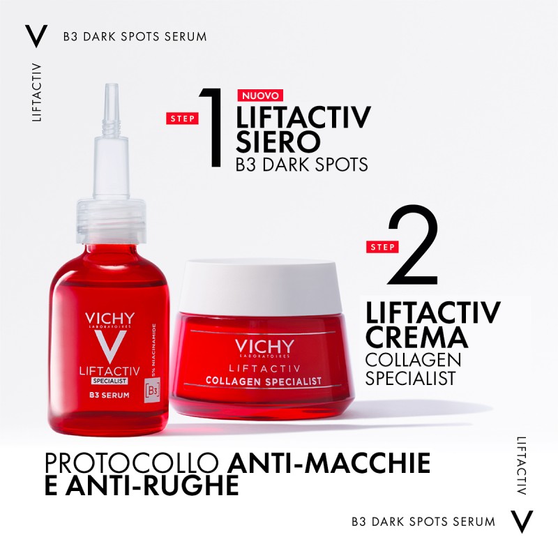 routine con Vichy Liftactiv Collagen Specialist Crema Giorno Rimpolpante 50ml