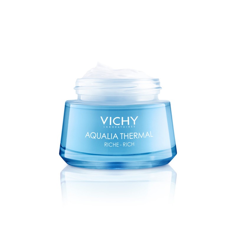 texture Vichy Aqualia Thermal Crema Idratante Ricca Viso 50ml
