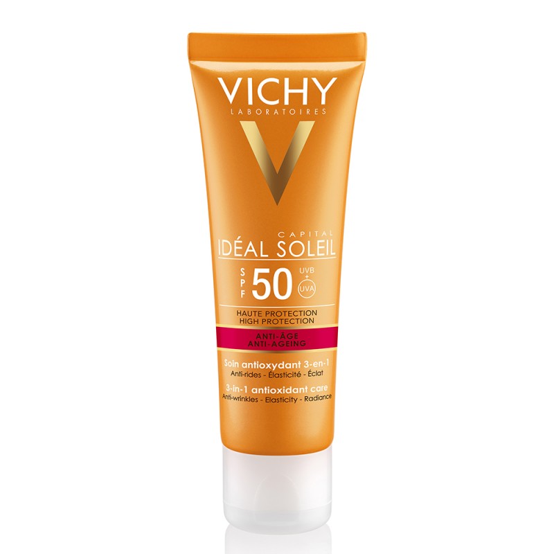 Vichy Ideal Soleil Crema Viso Antietà Protezione SPF50 50ml