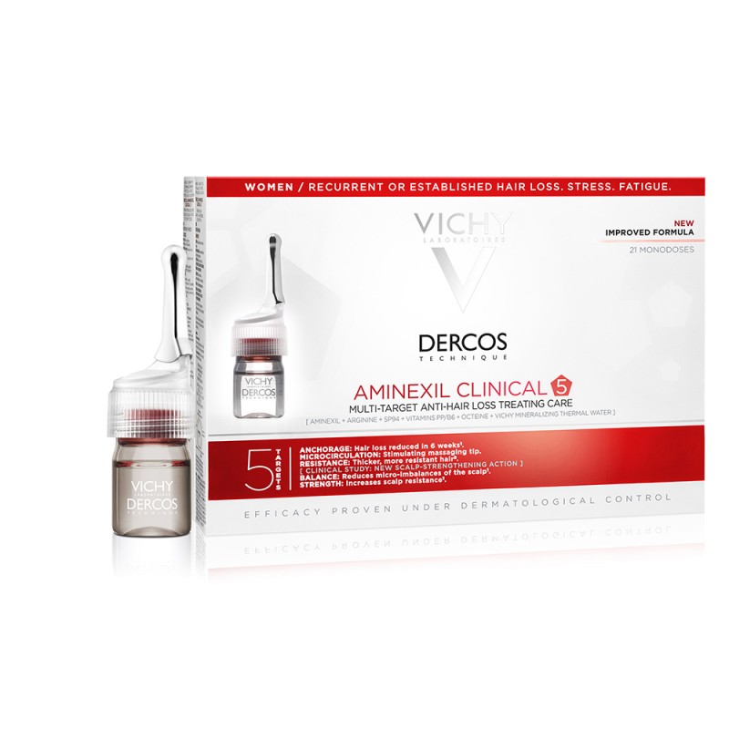 Vichy Dercos Aminexil Pro Anti-Caduta Capelli Donna 21 Fiale