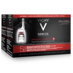 confezione Vichy Dercos Aminexil Intensive 5 Trattamento Capelli Uomo 42 Fiale