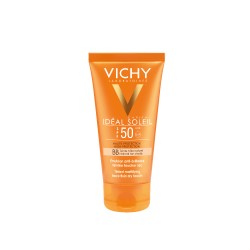 flacone Vichy Ideal Soleil Crema Colorata Dry Touch SPF50 50ml