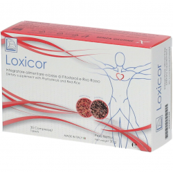 scatola Loxicor Integratore per Colesterolo 30 Compresse scatola Loxicor Integratore per Colesterolo 30 Compresse