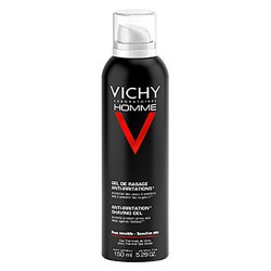 flacone Vichy Uomo Gel per Rasatura per Pelle Sensibile 150 ml flacone Vichy Uomo Gel per Rasatura per Pelle Sensibile 150 ml