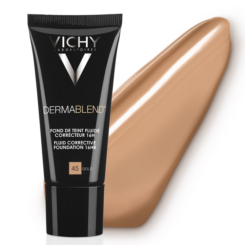 Vichy Dermablend Fondotinta Fluido 45 Gold Dorè 30 ml