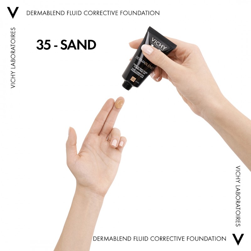 colore Vichy Dermablend Fondotinta Fluido 35 Sand Sabbia 30 ml