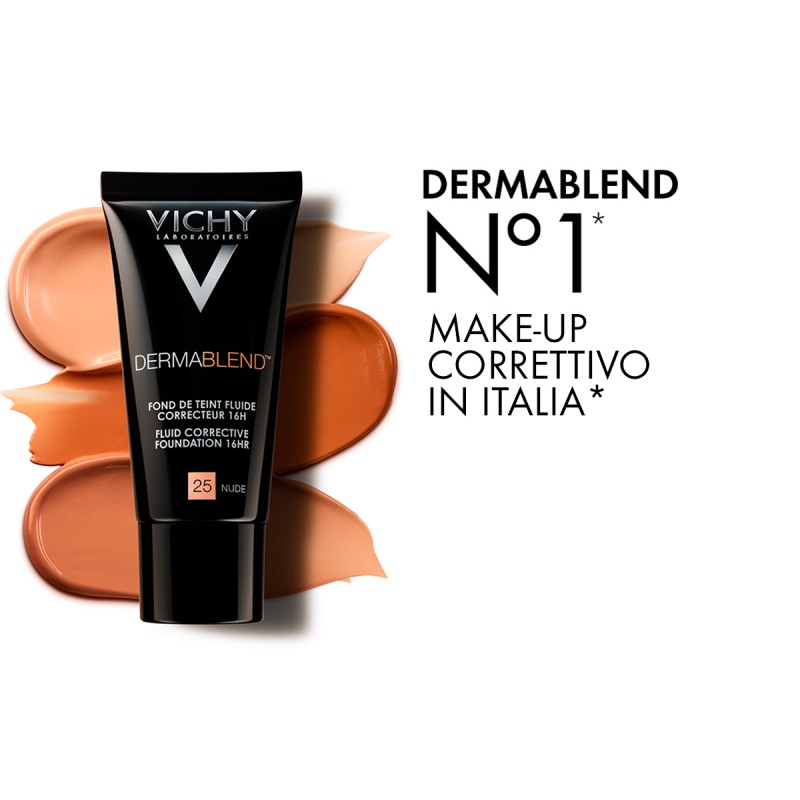 colori di Vichy Dermablend Fondotinta Fluido 25 Nude Nudo 30 ml