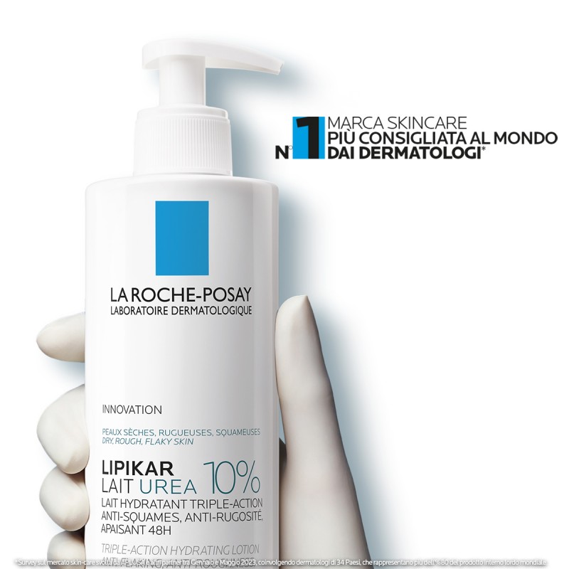 La Roche Posay Lipikar Urea 10% 200ml è dermatologicamente testato La Roche Posay Lipikar Urea 10% 200ml è dermatologicamente testato
