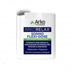 flacone di Arkorelax Sonno Flexi-Dose 60 Mini Compresse flacone di Arkorelax Sonno Flexi-Dose 60 Mini Compresse