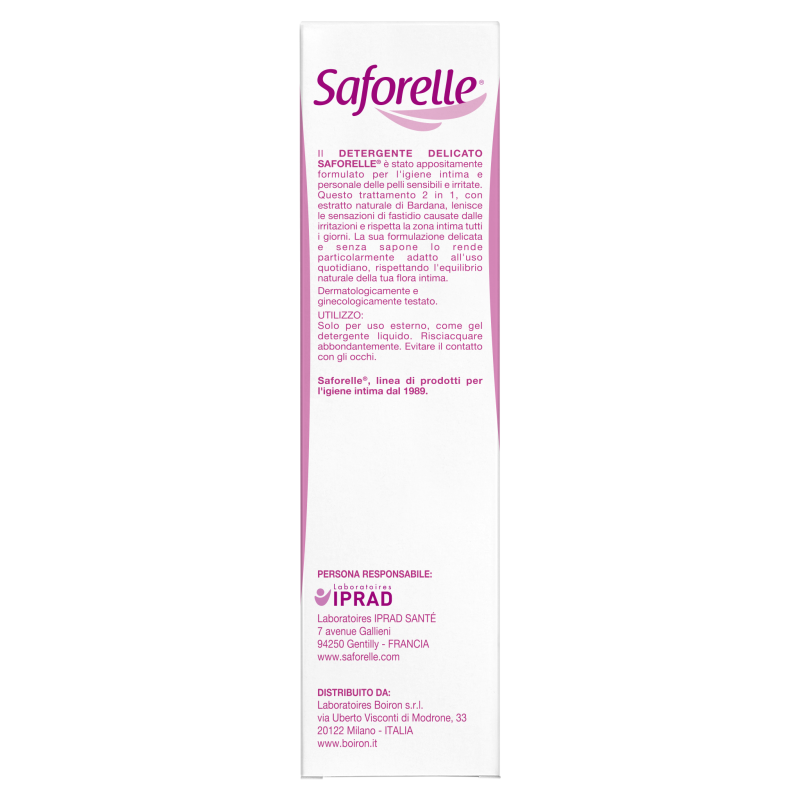 modalità d'uso di Boiron Saforelle Detergente Intimo Delicato 500ml modalità d'uso di Boiron Saforelle Detergente Intimo Delicato 500ml