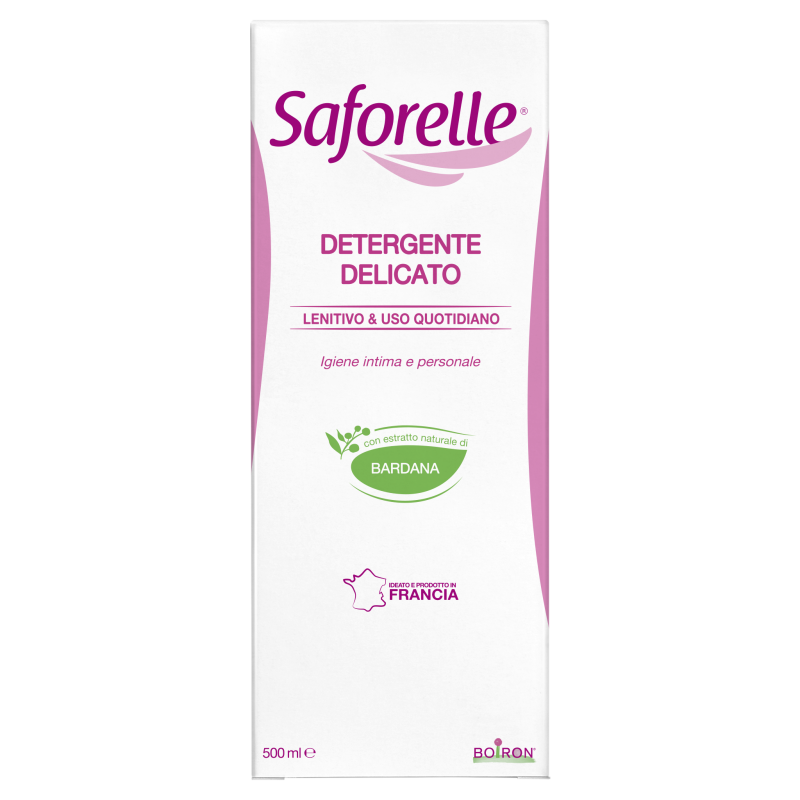 confezione Boiron Saforelle Detergente Intimo Delicato 500ml confezione Boiron Saforelle Detergente Intimo Delicato 500ml