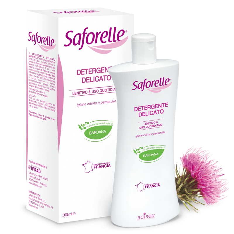 flacone di Boiron Saforelle Detergente Intimo Delicato 500ml flacone di Boiron Saforelle Detergente Intimo Delicato 500ml