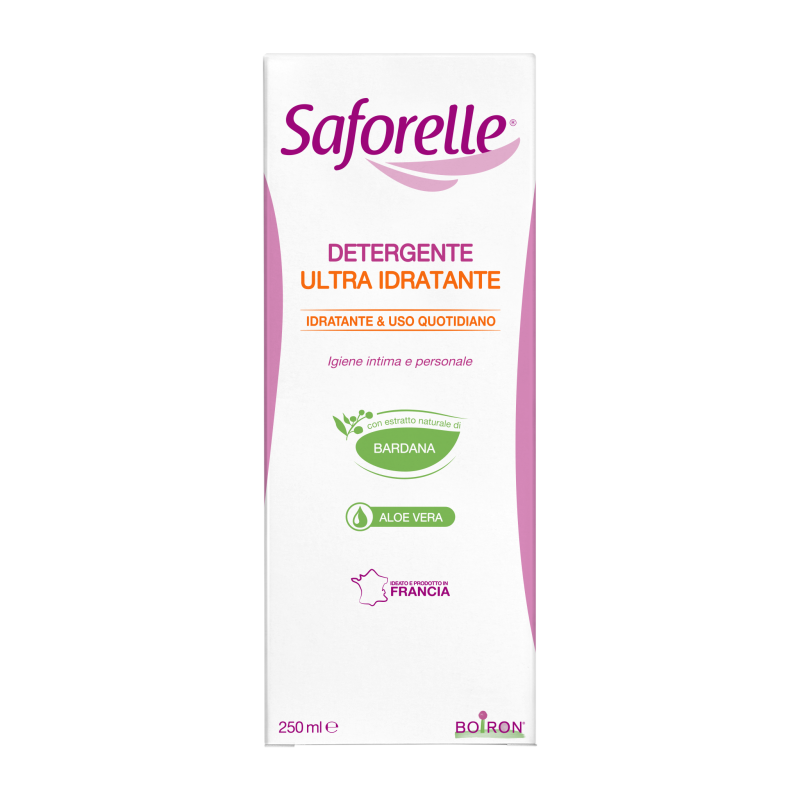 scatola di Saforelle Detergente Intimo Idratante 250ml
