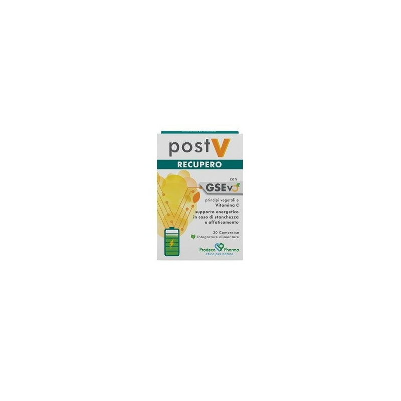 scatola id GSE PostV Recupero Integratore Sistema Immunitario 30 Compresse