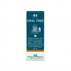 confezione di GSE Oral Free Spray con Aloe per la Gola 20ml
