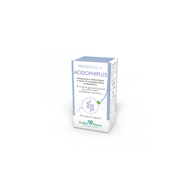 scatola di GSE Probiotic+ Acidophiplus Integratore Fermenti Lattici 30 Capsule