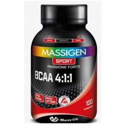 Marco Viti Massigen Sport BCAA 4:1:1 Integratore Stanchezza 100 Capsule Marco Viti Massigen Sport BCAA 4:1:1 Integratore Stanchezza 100 Capsule