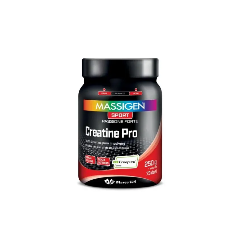 Marco Viti Massigen Sport Creatine Pro Integratore di Creatinina Pura 250g Marco Viti Massigen Sport Creatine Pro Integratore di Creatinina Pura 250g