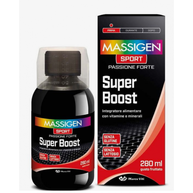 Marco Viti Massigen Sport Super Boost Integratore Multivitaminico 280ml Marco Viti Massigen Sport Super Boost Integratore Multivitaminico 280ml