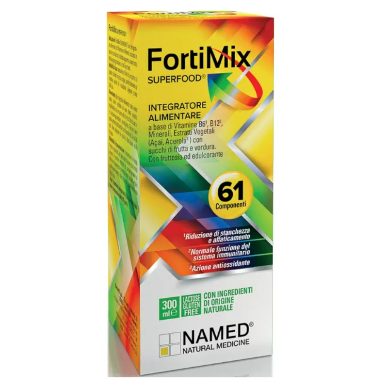 scatola DI Named FortiMix Superfood Integratore Energizzante 300ml