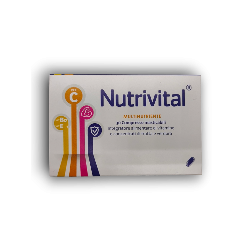 scatola Nutrivital Integratore Difese Immunitarie 30 Compresse scatola Nutrivital Integratore Difese Immunitarie 30 Compresse
