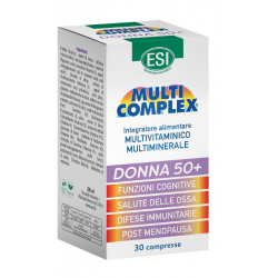 Scatola Esi Multi Complex Donna 50+ Multivitaminico 30 Compresse