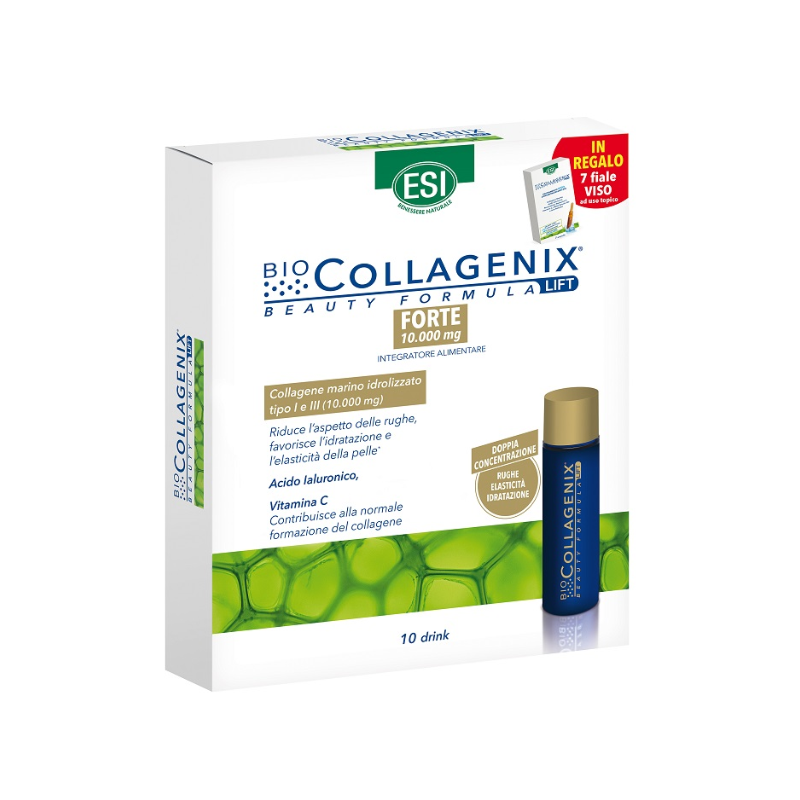 Scatola Esi Bio Collagenenix Forte per Pelle 10 Flaconcini