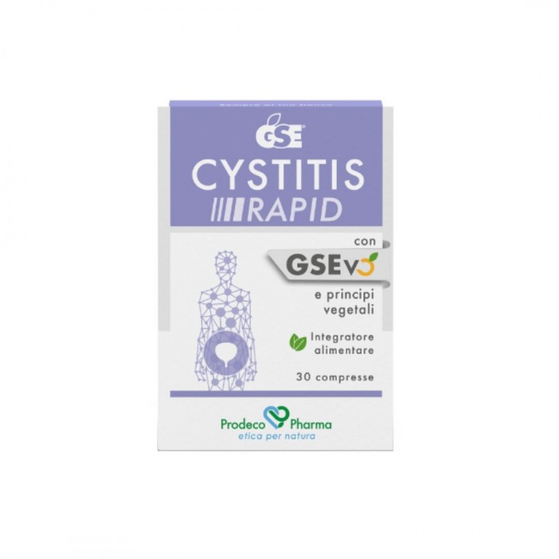 vonfezione di GSE Cystitis Rapid Integratore Vie Urinarie e Cistite 30 Compresse