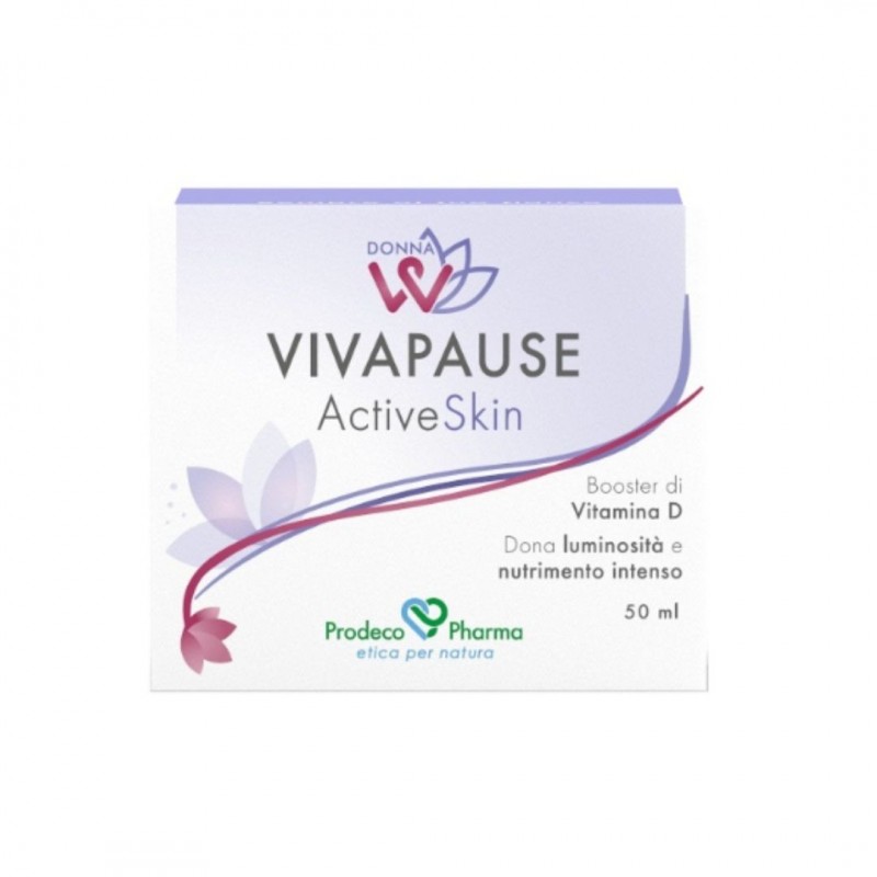confezione di GSE Donnaw Vivapause Active Skin Emulsione Viso per Menopausa 50ml