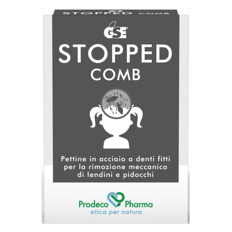 Confezione GSE Stopped Comb Pettine per Pidocchi e Lendini Confezione GSE Stopped Comb Pettine per Pidocchi e Lendini