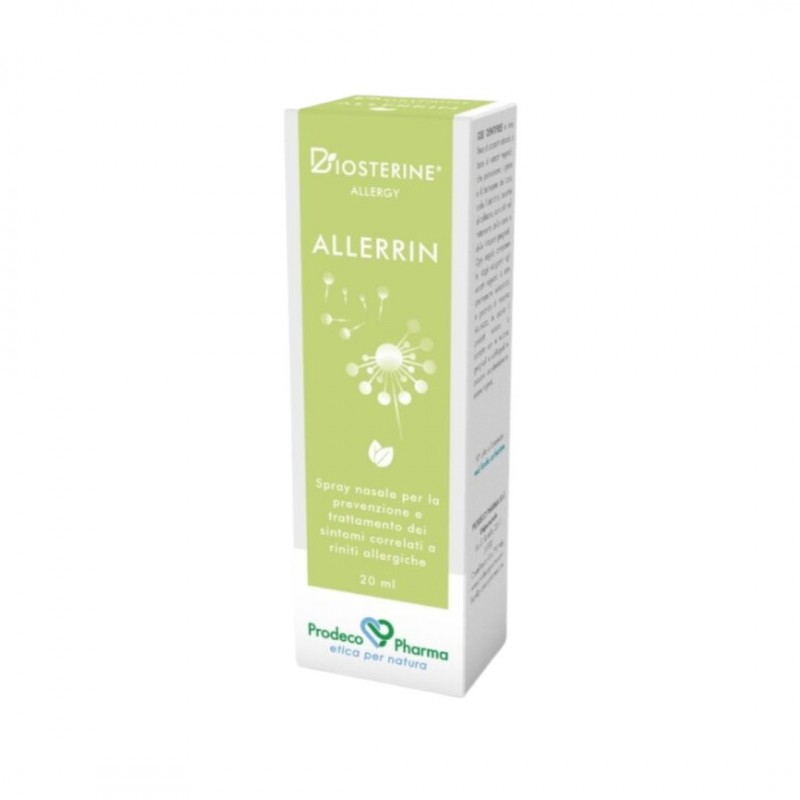 scatola di GSE Biosterine Allergy Allerin Spray Nasale per Rinite Allergica 20ml