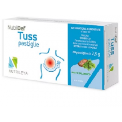 Nutridef Tuss Pino Mugo Integratore per Gola 20 Pastiglie Singole Nutridef Tuss Pino Mugo Integratore per Gola 20 Pastiglie Singole