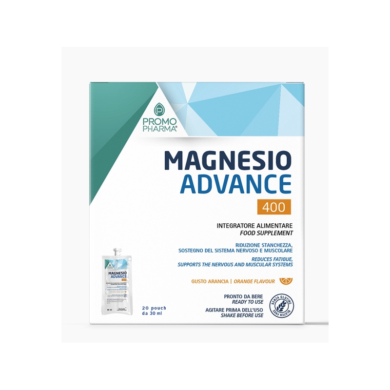 Promopharma Magnesio Advance 400 Integratore Energizzante 20 Pouch