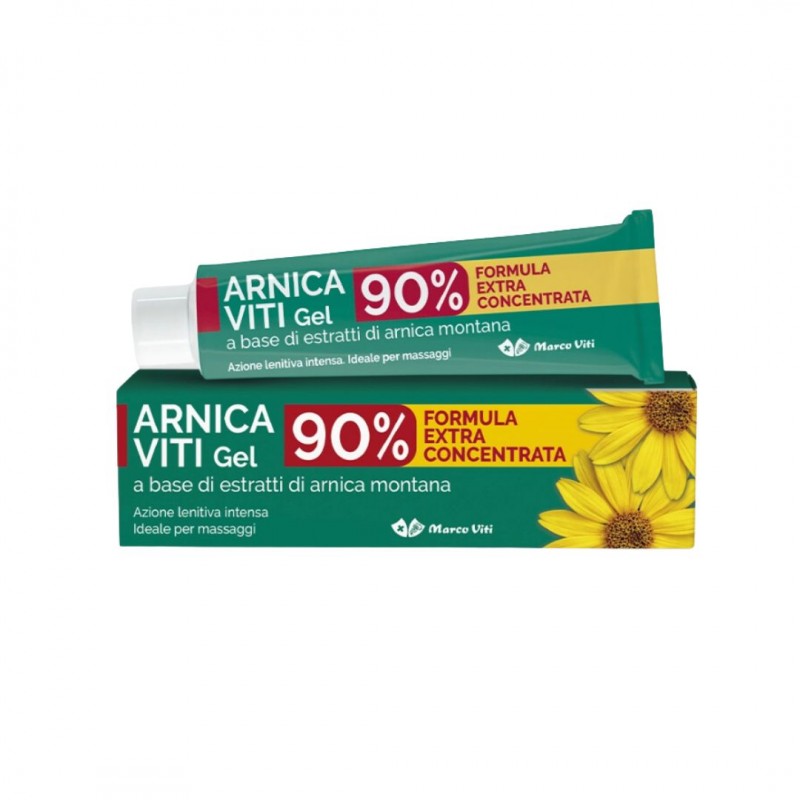 confezione di Arnica Viti Gel 90% Formula Concentrata 100ml