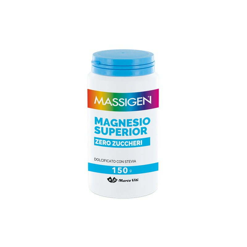 barattolo di Marco Viti Massigen Magnesio Superior Integratore Vitaminico Polvere 150g