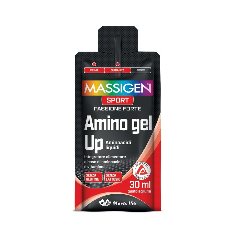 Marco Viti Massigen Sport Amino Gel Up Integratore di Aminoacidi 30ml
