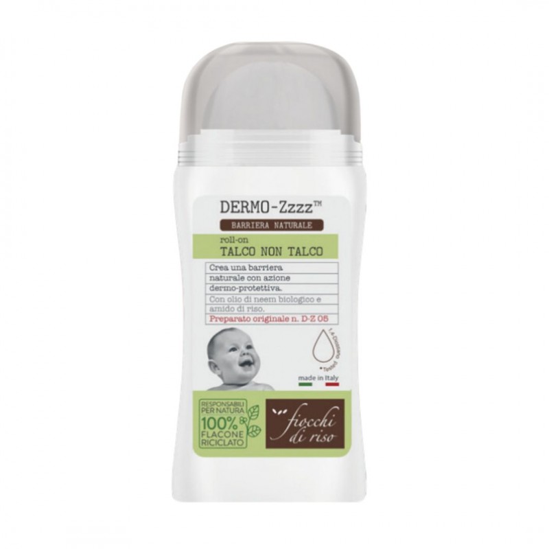 confezione di Fiocchi di Riso Talco Non Talco Roll-On Deodorante 60ml confezione di Fiocchi di Riso Talco Non Talco Roll-On Deodorante 60ml