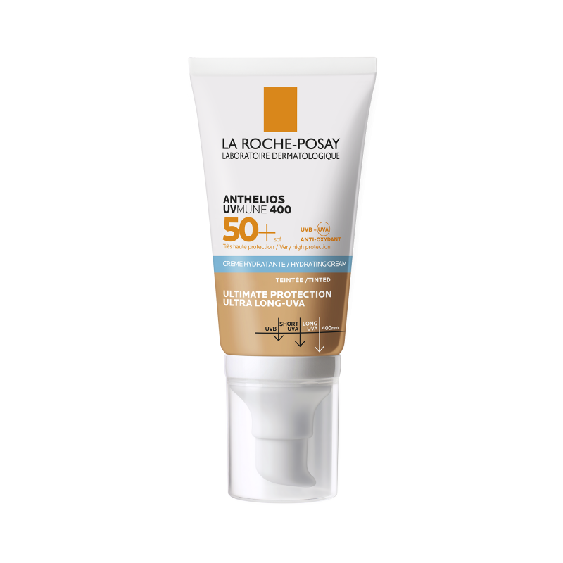flacone di La Roche Posay Anthelios UVMune 400 Crema Solare Idratante SPF50+ 50ml flacone di La Roche Posay Anthelios UVMune 400 Crema Solare Idratante SPF50+ 50ml