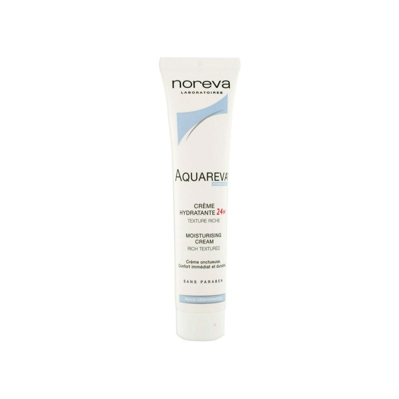 tubo di Noreva Aquareva Crema Idratante Ricca 24H 40 ml