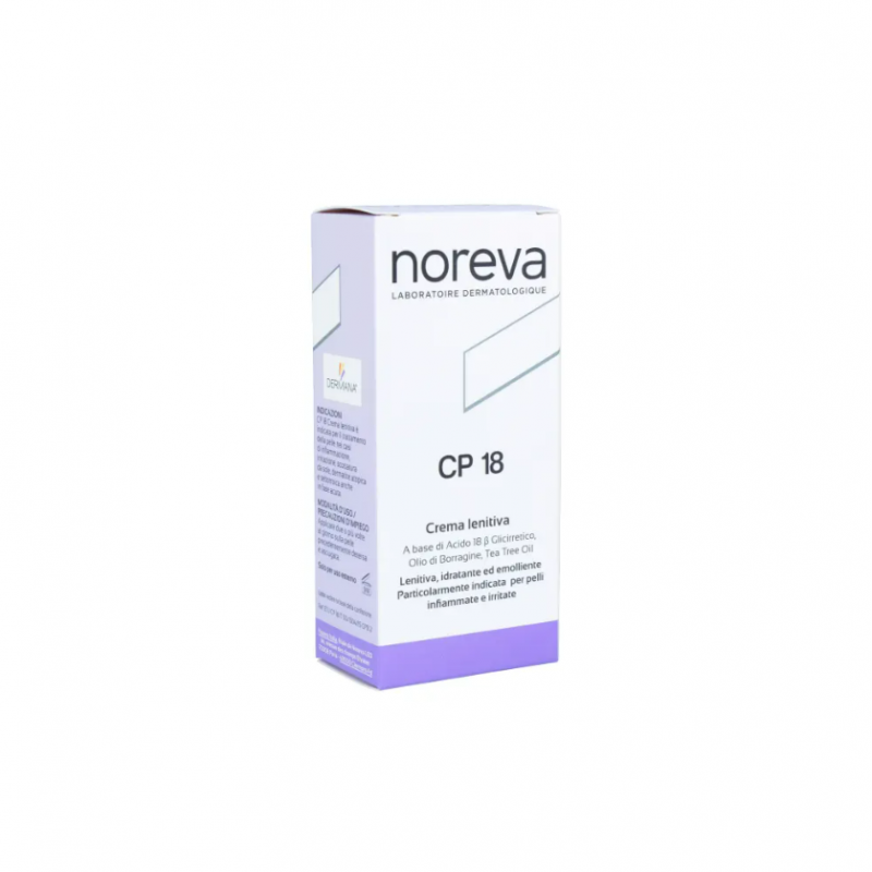 scatola di Noreva Care CP18 Crema Lenitiva per Dermatite 50 ml