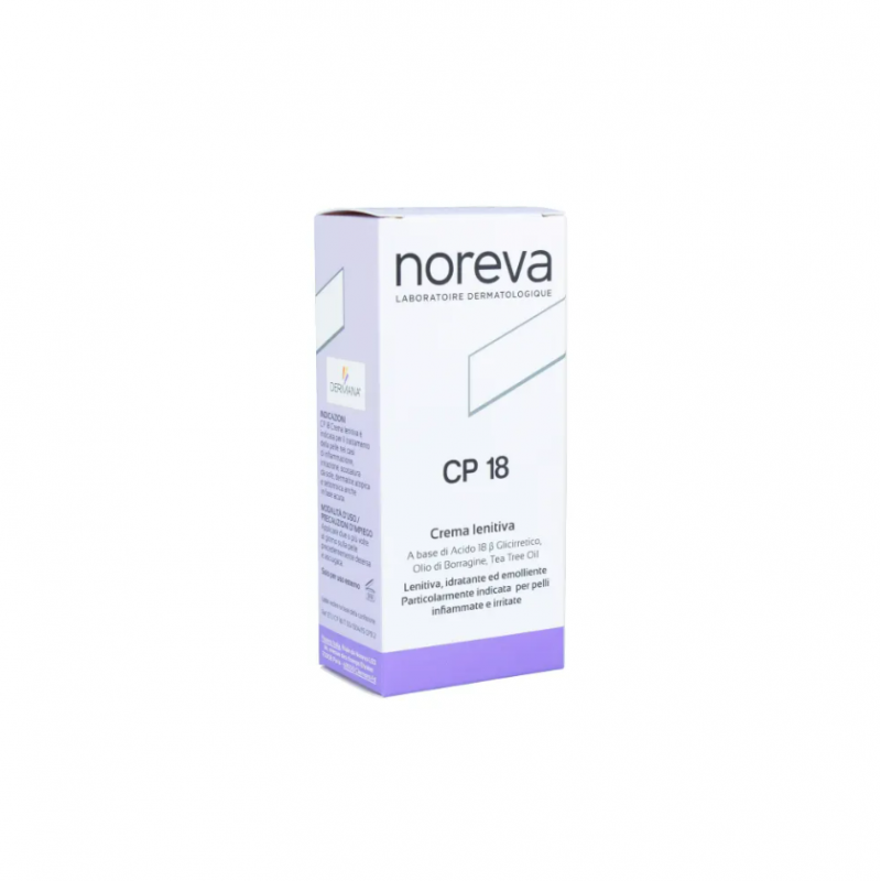 scatola di Noreva Care CP18 Crema Lenitiva per Dermatite 50 ml scatola di Noreva Care CP18 Crema Lenitiva per Dermatite 50 ml