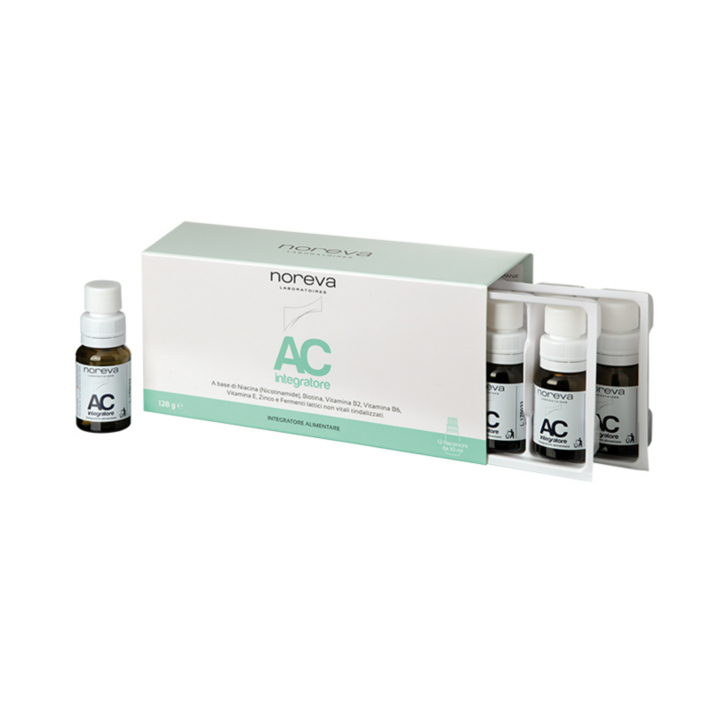 Noreva AC Integratore per Pelle 12 Flaconcini 10ml Noreva AC Integratore per Pelle 12 Flaconcini 10ml