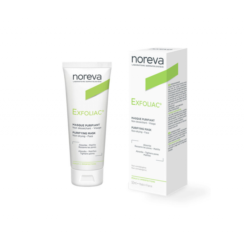 Noreva Exfoliac Maschera Purificante a Risciacquo 50 ml Noreva Exfoliac Maschera Purificante a Risciacquo 50 ml