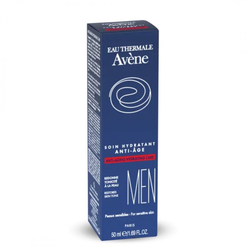 Flacone di Avene Men trattamento uomo idratante per donare tonicità alla pelle matura 50ml Flacone di Avene Men trattamento uomo idratante per donare tonicità alla pelle matura 50ml