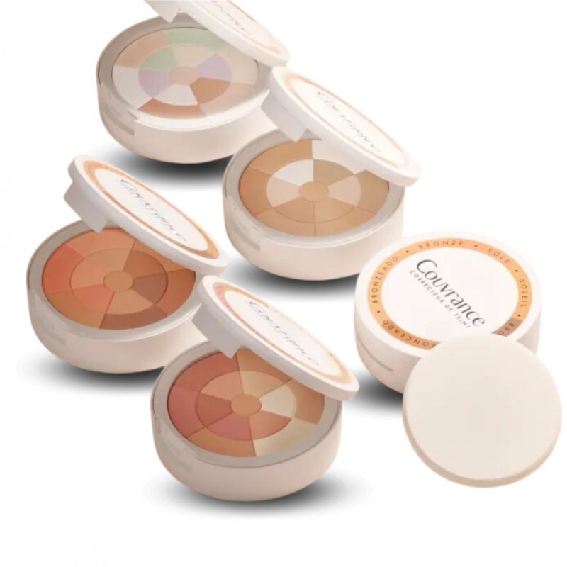 Colorazioni differenti di Avene Couvrance Cipria Luminosità Colorazioni differenti di Avene Couvrance Cipria Luminosità
