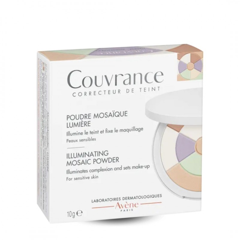 Scatola chiusa di Avene Couvrance Cipria Mosaico Luminosità per Viso 1 Pezzo 10g Scatola chiusa di Avene Couvrance Cipria Mosaico Luminosità per Viso 1 Pezzo 10g