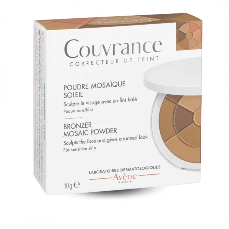 Confezione esterna di Avene Couvrance Cipria Mosaico Sole 1 Pezzo Confezione esterna di Avene Couvrance Cipria Mosaico Sole 1 Pezzo