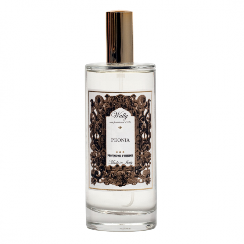 Wally 1925 Profumatore d'Ambiente Peonia Spray 100ml flacone spray in vetro